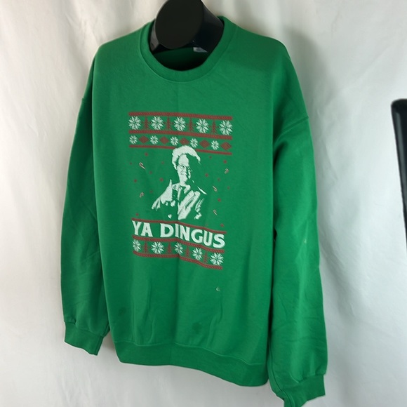 Ya Dingus Mock-ugly-sweater Sweatshirt size XXL - Picture 8 of 8